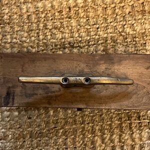 Vintage Brass Boat Cleat